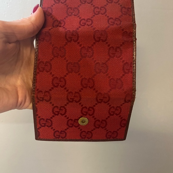 GUCCI Red key holder wallet - Picture 8 of 9